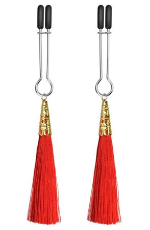 Lovetoy Glamor Tassel Nipple Clamp - Woome.pl