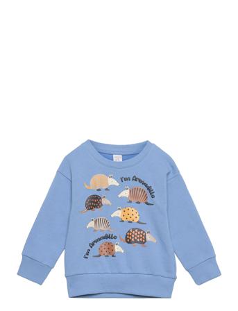 Sweater Placed Print Armadillo Patterned Lindex