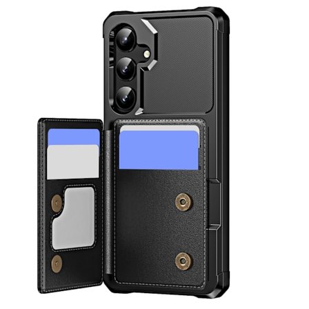 Samsung Galaxy S24 Plus Mobilfodral - Rymmer 4 Kort och Har Kickstand