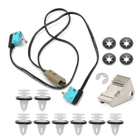 Tesla Model S Dørhåndtag Reparationssæt Mikro Switch Ledningsnet 1016009-00-c Håndtagsstang 1042845-00-b Med Dørpanelclips