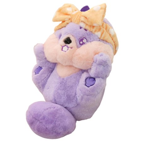 Simulering Otter Plyschdocka Plyschleksak Härlig Mjuk Plyschkudde Plyschdocka För Barn Baby Tröstgåva(Lila)