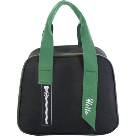 Isolerad Bento Lunchväska Återanvändbar Portabel Lunchlåda (Svart)