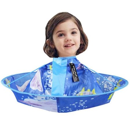 Barnfrisörkappa för barnklippning Paraply Hår Catcher Barn Hårstyling Klippkappa Förkläde Hår