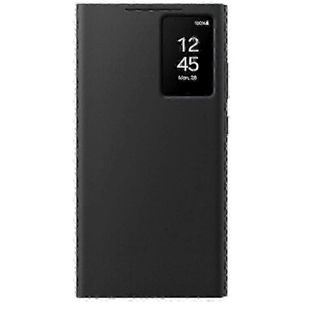 Galaxy S22 Ultra S-View Flipfodral med Smart Screen & Finger Tap Control - Slimmat skyddsfodral (Present)