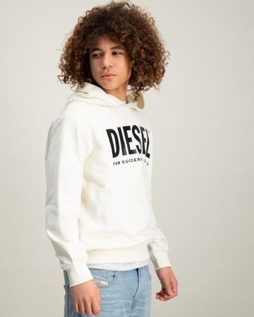 Diesel LSFORT DI OVER HOOD SWEAT-SHIRT Grau Hoodies/Kapuzenpullover Jungen - Kidsbrandstore