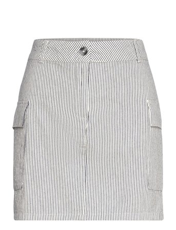 Gina Tricot Striped Skirt - White - S
