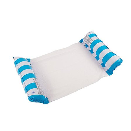 Oppblåsbar vannflytende seng Flerbruksseng for voksne med basseng hengekøye flyteseng