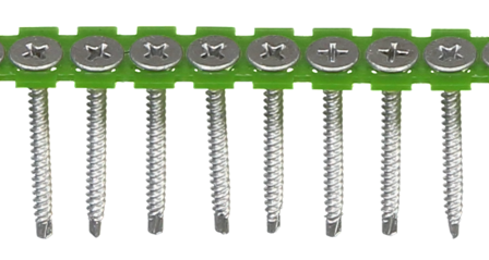 ESSVE GU 582340 Kipsilevyruuvi Ø3,5 mm, nauhoitettu, BS, CorrSeal 40 mm, 1000 kpl, Kiinnitys