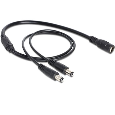 Cable DC Splitter 5.5 x 2.1 mm 1 x female to 2 x male