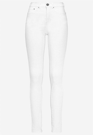 Cellbes of Sweden - Twilljeans med superstræk i hvid til damer i størrelse 34S