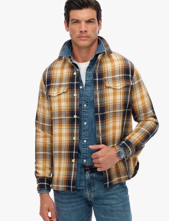 Superdry Merchant Heavy Checked Shirt - Multi/patterned - XL