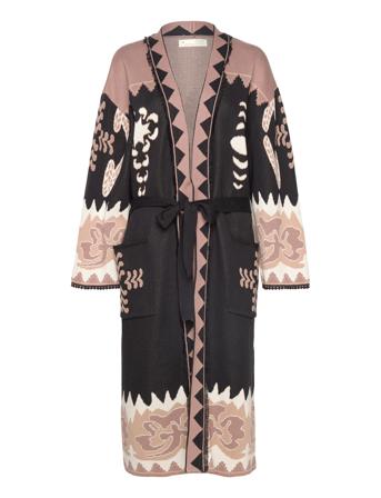 Anya Long Cardigan Strikkegenser Cardigan Multi/mønstret ODD MOLLY