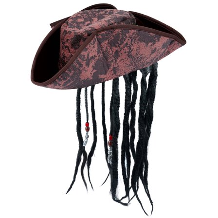 Brun Pirathat med Dreads Børn