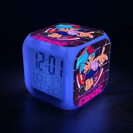 Fredagskväll funkin väckarklocka färgglad väckarklocka stil 78