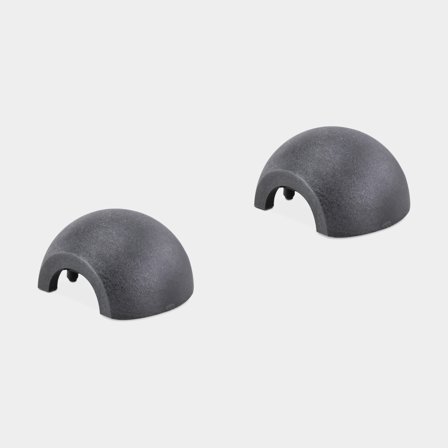 Kogelhelft zwart (201436) kompl.