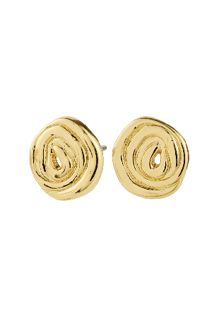 Pilgrim AIR earrings gold-plated Smycken & klockor Dam Guld ONESIZE