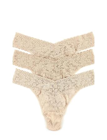 48113Pk-Blwc Stringtruse Undertøy Beige Hanky Panky*Betinget Tilbud