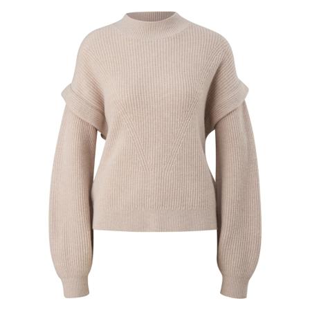 Comma, Round-neck Knitwear Beige, Heren, Maat:XL