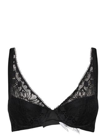 Day To Night Plunge Spacer Bra Lingerie Bras & Tops Plunge Bras Sort CHANTELLE