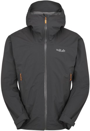 Rab M's Downpour Light Jacket Anthracite - Våre beste regnsett for fottur