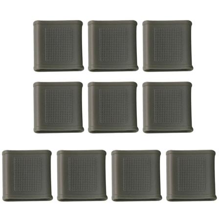 Silikonebeskyttelse til fingrene 10-pak Grey