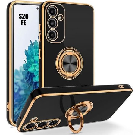 Coque - för Samsung Galaxy S20 FE - Silikon - Stötsäker - Rotationsring 360°