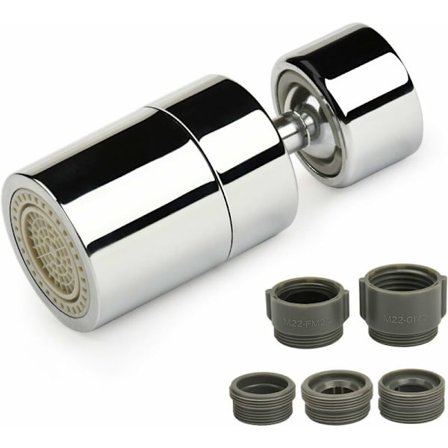 360 graders kranlufter 2 moduser justerbar kjøkkenkranmunnstykke for kjøkken bad