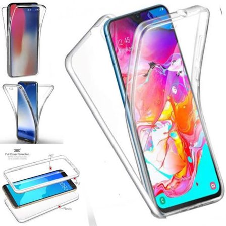 Til SAMSUNG GALAXY S10 - 360° Transparent Fuld Silikone Gel Case - Overlegen kvalitet - PRISKY France