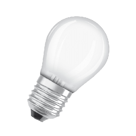 Osram LED FILAMENT KLOT 40 MATT DIM 4,8W 827 E27 LED-lampor & ljuskällor Unisex Vit 40MM
