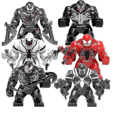 pcs Venom Big Minifigures Byggeklosser Leker Sett Actionfigurer
