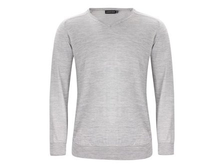 J. HARVEST & FROST Tröja merino J.HoF v-ring grå L - Lyreco - Yrkeskläder - Tröjor och Sweatshirts - Stickat