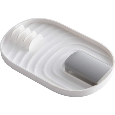 Kattilan kannen pidike kattiloille ja lusikan alusta keittiövälineiden pidikkeelle