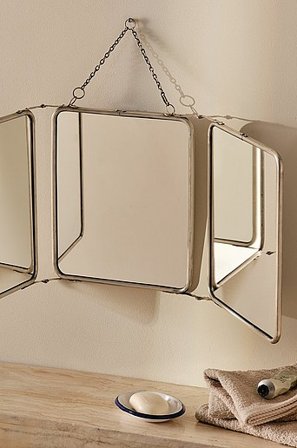 Jotex - Spejl 3-delt Sølvfarvet - SUMMER - Køb Spejle hos Jotex