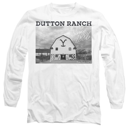 Yellowstone Unisex Vuxen Dutton Barn T-Shirt XL Vit