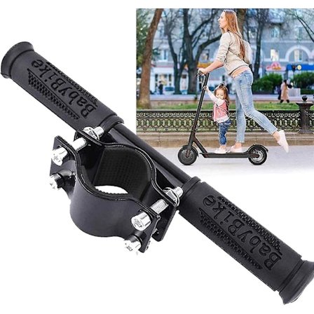 El-Scooter Armstöd för Barn, Greppstång med Halkskydd, Justerbar El-Scooter Styre, Barn Handtag