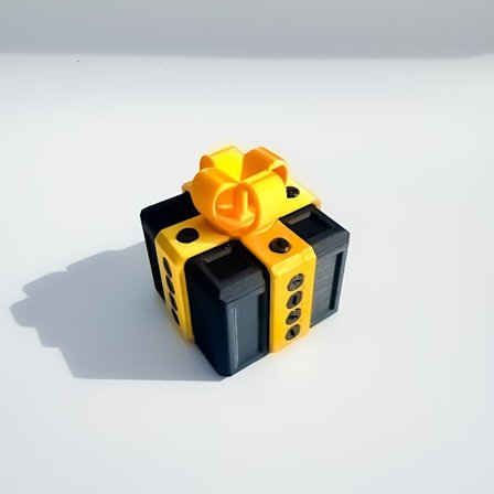 Iriterende Gaveeske med Skruer, 3D-printet Veldig Iriterende Gaveeske