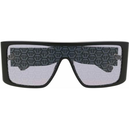 Philipp Plein SunBril , Zwart , Heren , Maat: ONE Size Zonnebrillen