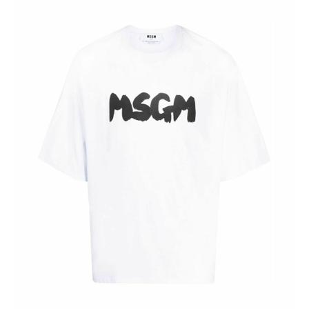 Msgm T-Shirts , Wit , Heren , Maat: M