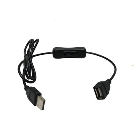 USB-kaapeli kytkimellä - 28 cm, A uros A naaras - A narttu