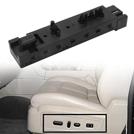 10-veis Strømsætejusteringsbryter 9L3T14B709FAW Robust erstatning for Ford Edge 2007‐2014
