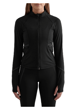 aim'n Reflective Warming Zip Jacket Friluftsjackor Dam Svart S