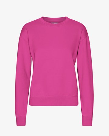 Women Classic Organic Crew - Magenta Blaze - Female - XL