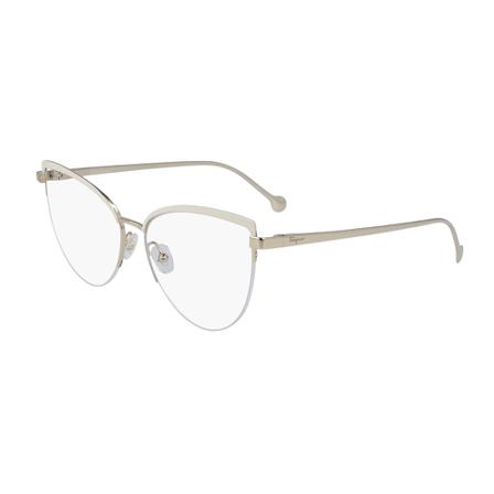 Salvatore Ferragamo, Sf 2175 Wit, Dames, Maat:ONE Size,Zilver
