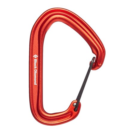 Black Diamond HotWire Carabiner Mountaineering equipment Red OneSize