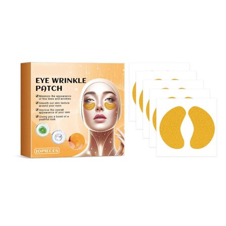 10 stk. anti-aldring øye- og panne-rynkeutjevnende lapper som strammer opp ansiktshuden