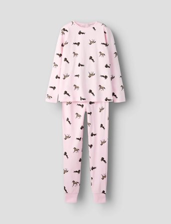 name it Nkfnightset Ballerina Horse Noos - Pink - 158-164