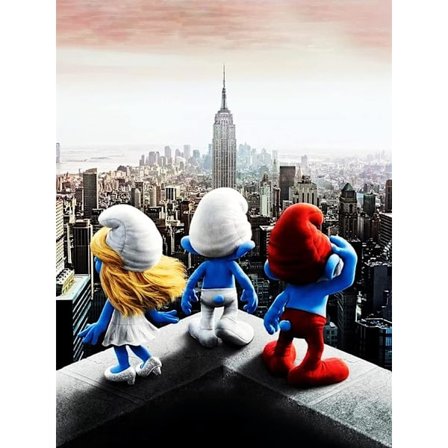 Smølferne Diamond Painting Kit til børn Tegneserie DIY 5D Fuld Rhinestone Diamond Painting Sæt til voksne R