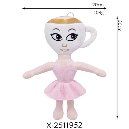 Ny italiensk Brainrot Plysch Tung Tung Tung Sahur Tralalelo Tralala stoppad kudde Shimpanzini Bananini Plyschleksak för barnpresenter