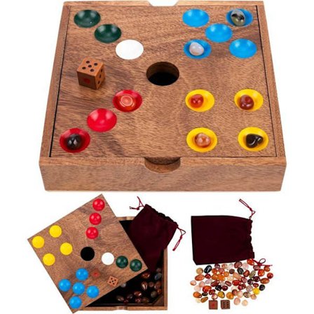 350443 – Grisen Hål / Stenar Kontur Nötträ 60 HalvÄdelstenar