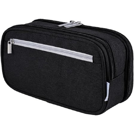 Pennfodral med stor kapacitet, pennfodral, stor förvaringspennväska, pennhållare, kontorsorganisatör